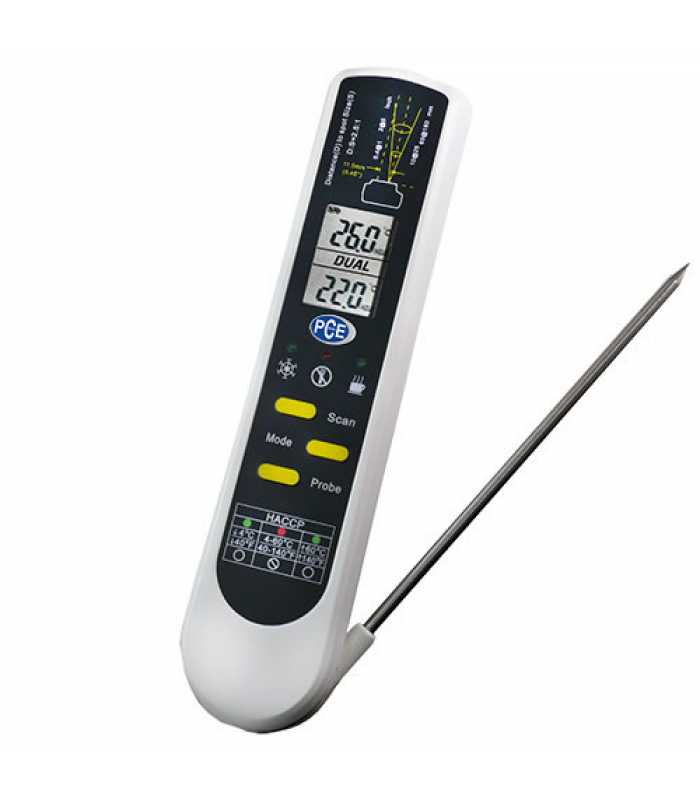 PCE Instruments PCE-IR 100 [PCE-IR 100] Infrared Thermometer -27 to 428ºF (-33 to 220ºC)